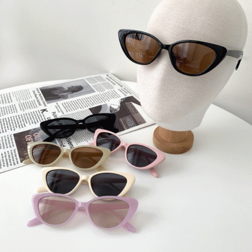 [당일출고/무배] 셀럽 투명 스트릿 안경테 뿔테 선글라스 캣아이 남녀공용 안경 5color