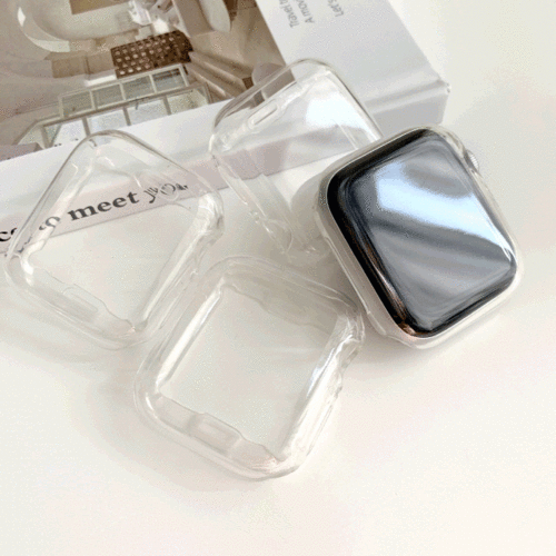 [완전특가!] 애플워치 투명 풀커버 젤리 기본 케이스